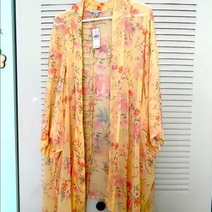American Eagle Floral Kimono